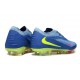 Nike Phantom 6 Low Elite FG Crampon Bleu Jaune