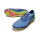 Nike Phantom 6 Low Elite FG Crampon Bleu Jaune