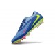 Nike Phantom 6 Low Elite FG Crampon Bleu Jaune