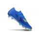 Nike Phantom 6 Low Elite FG Crampon Bleu Orange