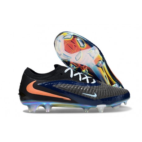 Nike Phantom 6 Low Elite FG Crampon Noir Orange