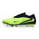 Nike Phantom 6 Low Elite FG Crampon Vert Noir