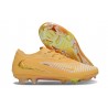Nike Phantom 6 Low Elite FG Crampon Jaune Or
