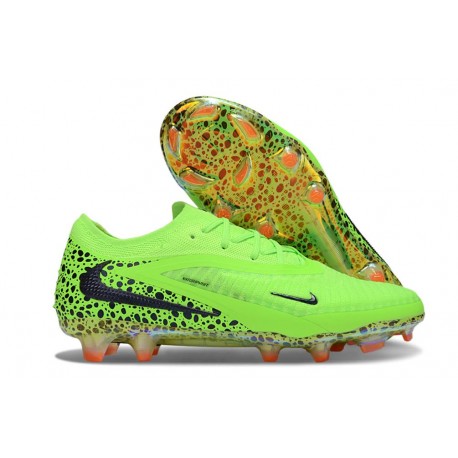 Nike Phantom 6 Low Elite FG Crampon Vert Noir