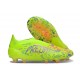 adidas Predator Elite Sans Lacets FG Citron Lucide Rose Bleu Fusion