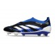 adidas Predator Elite Sans Lacets FG Noir Blanc Bleu