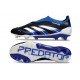 adidas Predator Elite Sans Lacets FG Noir Blanc Bleu