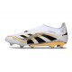 adidas Predator Elite Sans Lacets FG Blanc Ftwr Or Métallique