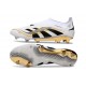 adidas Predator Elite Sans Lacets FG Blanc Ftwr Or Métallique