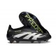 adidas Predator Elite Sans Lacets FG Noir Blanc Jaune