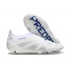 adidas Predator Elite Sans Lacets FG Blanc Gris Bleu