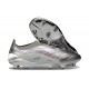 adidas Predator Elite Sans Lacets FG Argent Gris