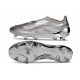 adidas Predator Elite Sans Lacets FG Argent Gris