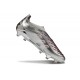 adidas Predator Elite Sans Lacets FG Argent Gris