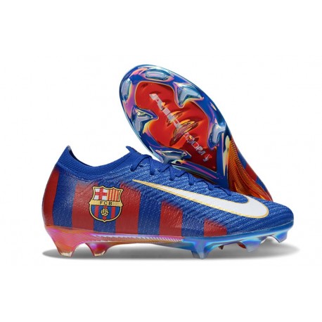 Nike Air Zoom Mercurial Vapor16 Elite FG Barcelona Bleu Blanc Rouge