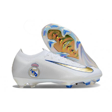 Chaussure Nike Mercurial Vapor XVI Elite FG Real Madrid Blanc