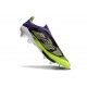 Crampons Adidas F50+ Laceless FG Violet Rapide Citron Lucide