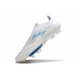 Crampons Adidas F50+ Laceless FG Blanc Pearl Métallique Blanc