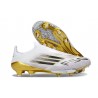 Crampons Adidas F50+ Laceless FG Blanc Noir Or Mét