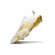 Crampons Adidas F50+ Laceless FG Blanc Or Mét