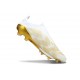 Crampons Adidas F50+ Laceless FG Blanc Or Mét