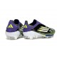 Crampons Adidas F50+ Laceless FG Violet Rapide Blanc Ftwr Citron Lucide