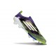 Crampons Adidas F50+ Laceless FG Violet Rapide Blanc Ftwr Citron Lucide