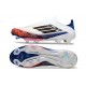 Adidas F50 Elite Laceless X Son FG Blanc Noir Rouge Vif
