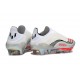 Crampons Adidas F50+ Laceless FG X MESSI Blanc Ftwr Rouge Lucide Argent Mét