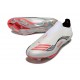 Crampons Adidas F50+ Laceless FG X MESSI Blanc Ftwr Rouge Lucide Argent Mét