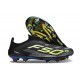Crampons Adidas F50+ Laceless FG Core Noir Fer Mét. Citron Lucide