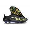 Crampons Adidas F50+ Laceless FG Core Noir Fer Mét. Citron Lucide