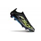 Crampons Adidas F50+ Laceless FG Core Noir Fer Mét. Citron Lucide