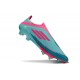 Crampons Adidas F50+ Laceless FG adidas F50+ Sans Lacets FG MESSI Aqua Flash Rose Lucide Cyan Lucide