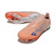 Crampons Adidas F50+ Laceless FG Orange Bleu