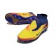 Chaussure Nike Phantom 6 Elite FG Jaune Bleu Or