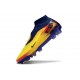 Chaussure Nike Phantom 6 Elite FG Jaune Bleu Or