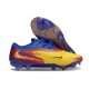 Nike Phantom 6 Low Elite FG Crampon Jaune Bleu Rouge Or