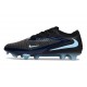 Nike Phantom 6 Low Elite FG Crampon Noir Bleu