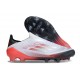 Adidas F50 Elite Sans Lacets FG Blanc Noir Rouge