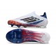 Adidas F50 Elite Sans Lacets FG Blanc Noir Rouge Vif