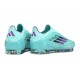 Adidas F50 Elite Sans Lacets FG Bleu Noir