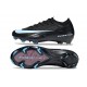 Chaussure Nike Mercurial Vapor XVI Elite FG Noir Bleu Givré