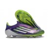 Adidas F50 Elite Sans Lacets FG Violet Rapide Blanc Ftwr Citron Lucide