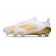 Adidas F50 Elite Laceless FG Blanc Or Mét