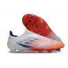 Adidas F50 Elite Laceless FG Advancement - Blanc Rouge Bleu
