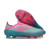 Adidas F50 Elite Laceless FG MESSI Aqua Flash Rose Lucide Cyan Lucide