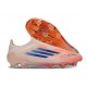 Adidas F50 Elite Laceless FG Orange Bleu