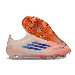 Adidas F50 Elite Laceless FG Orange Bleu