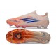 Adidas F50 Elite Laceless FG Orange Bleu